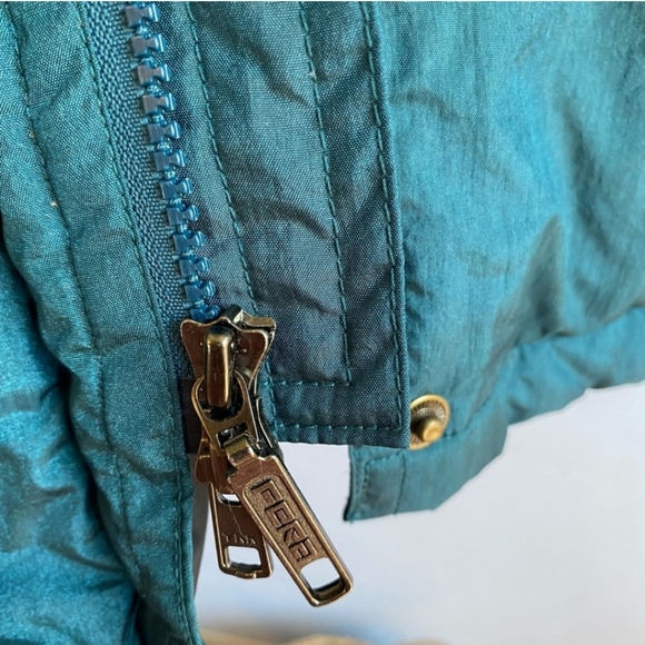 FERA Teal Green SkiwearJacket Women Size 12 - Picture 7 of 12